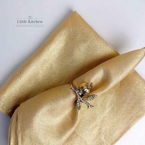 Napkin vàng nhũ 46
