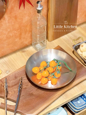 Yapa khay tròn ô hồng 24cm