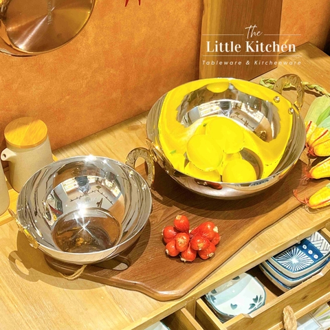 Yapa Bowl 2quai trơn bạc