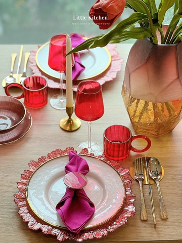 Set Tiệc Hồng Tím