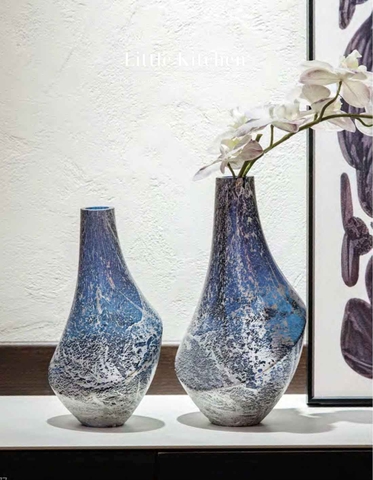 Bình thủy tinh vát mạ bạc