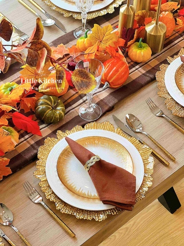 Set tiệc mặt trời vàng sứ xương