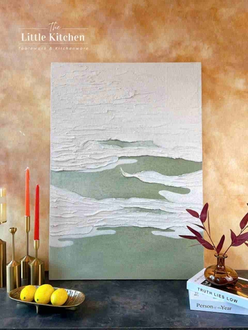 Tranh sơn dầu vệt loang