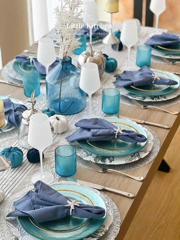 Set Tiệc New Year xanh