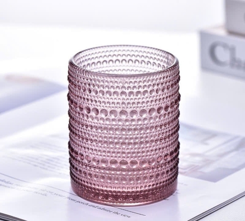 Cốc thuỷ tinh hạt tím 11