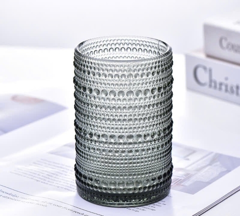 Cốc thuỷ tinh hạt Ghi 13