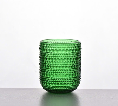 Cốc thuỷ tinh hạt tròn lục 11