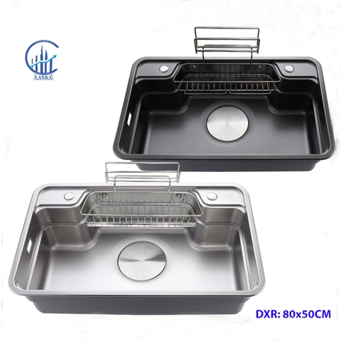 Giới Thiệu Dòng Chậu Rửa Chén Chất Liệu INOX 304