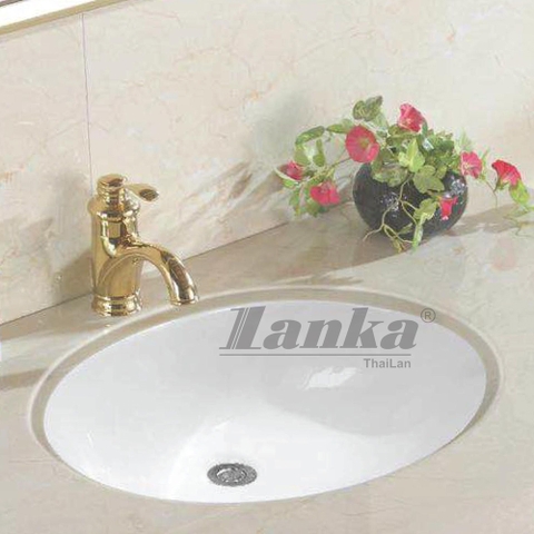 LAVABO SỨ ĐẶT ÂM BÀN MÃ LB38