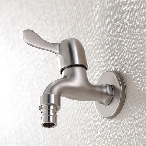 Vòi nước Rumine inox 304 tay đúc liền thân dày dặn