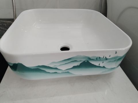 LAVABO SỨ ĐẶT BÀN LANKA MÃ LB19