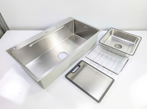 Chậu Rửa Chén Thủ Công 1 Hộc inox 304 kích thước 86x48cm