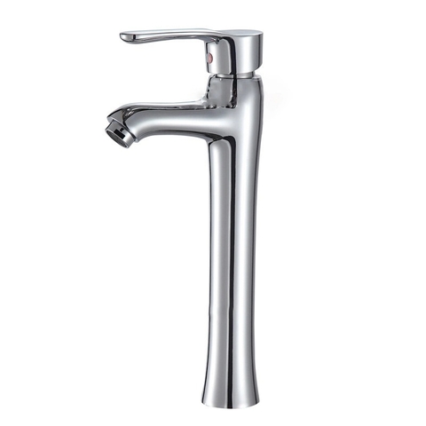 Vòi Lavabo Tròn cao 30cm Đồng Thau Lanka LBL10