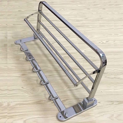 KỆ TREO KHĂN PHÒNG TẮM INOX 304 MÃ B00