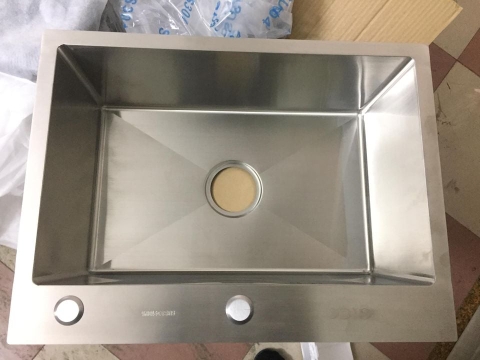 CHẬU RỬA CHÉN 1 HỘC INOX 304 LANKA