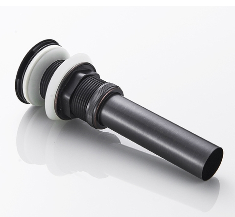 Bộ xả chậu lavabo bằng đồng thau màu đen cực đẹp và bền LANKA