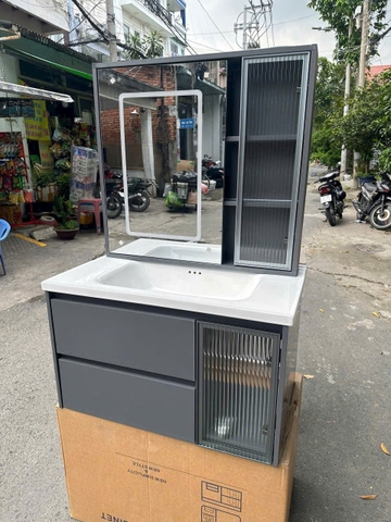 Tủ Lavabo 8220-80cm- Màu Xám