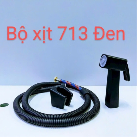 Bộ vòi xịt vệ sinh 713 - Đen