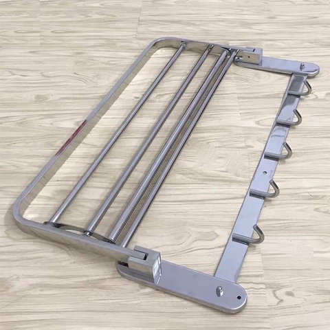 KỆ TREO KHĂN PHÒNG TẮM INOX 304 MÃ B00