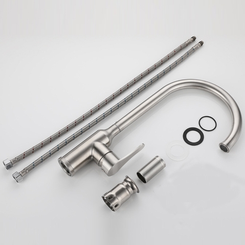 Vòi Rửa Chén Nóng Lạnh Inox 304 Mờ Lanka VRCNL10