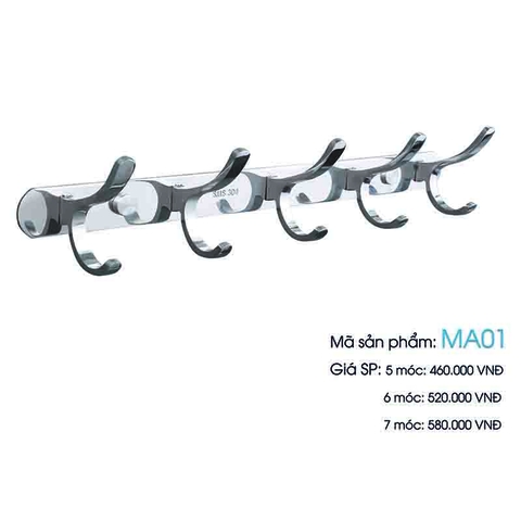 Móc treo áo inox 304 mã MA01