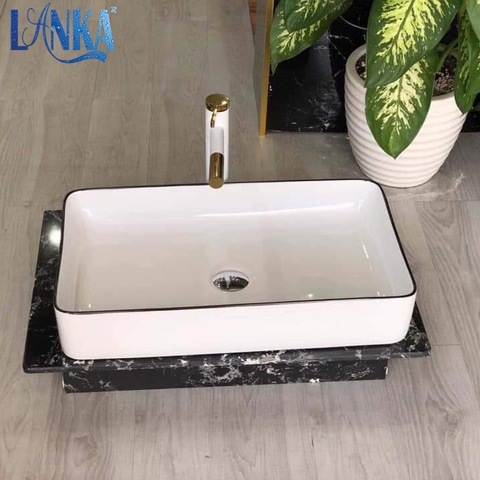 LAVABO SỨ ĐẶT BÀN LANKA MÃ LB17
