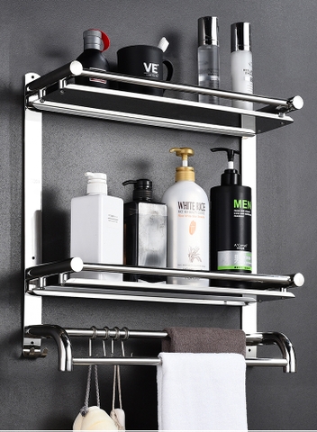 KỆ ĐỂ VẬT DỤNG NHÀ TẮM INOX 304 MÃ E04