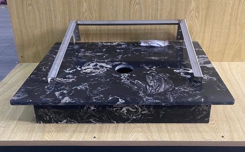 Mặt Bàn Lavabo Đen Nhân Tạo LANKA BĐLB01