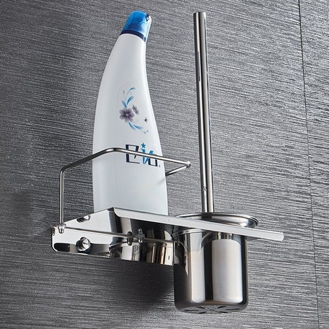 Kệ để chất tẩy rửa và cọ nhà tắm dán tường KNT01