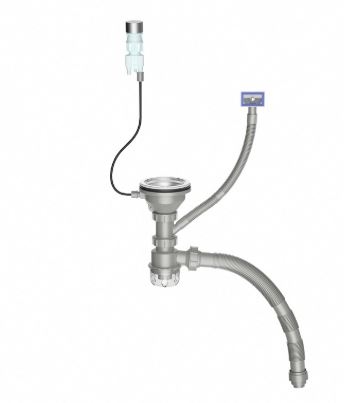 Bộ Xả chậu rửa chén thủ công D140_1 hộc dây cót