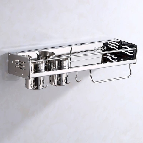 KỆ ĐỂ GIA VỊ NHÀ BẾP INOX 304