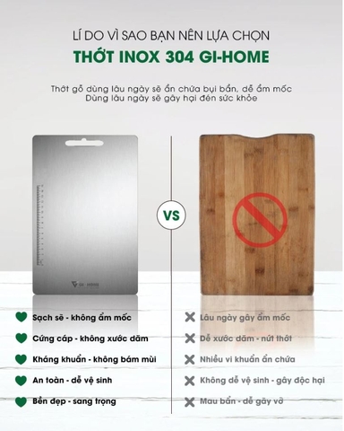 Thớt Inox 304 cao cấp