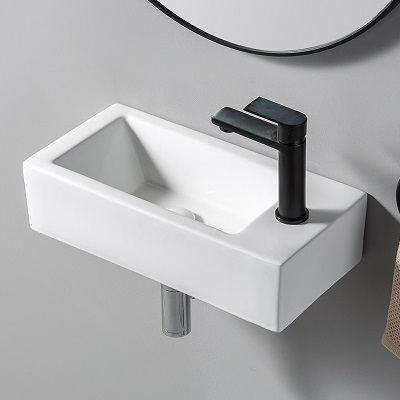 Lavabo treo tường kích thước nhỏ nhất 41x22cm