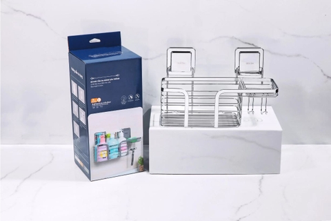 Kệ nhà tắm đa năng dán tường cao cấp 82002