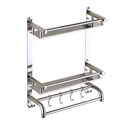 KỆ ĐỂ VẬT DỤNG NHÀ TẮM INOX 304 MÃ E04