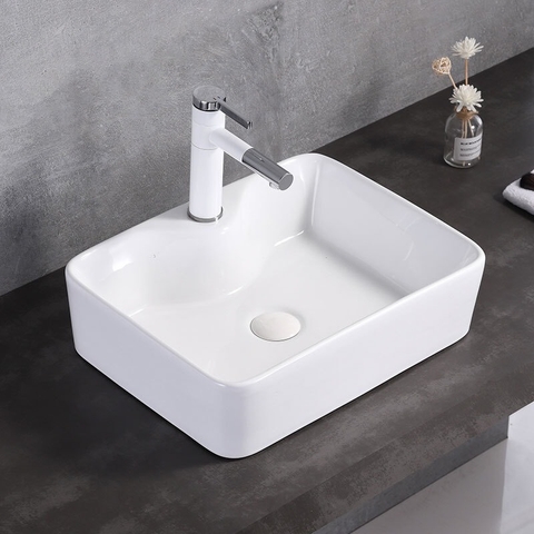 LAVABO ĐẶT BÀN VUÔNG LANKA MÃ LB26