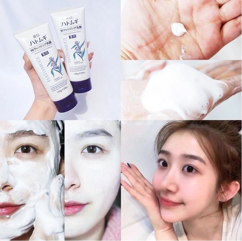 Sữa Rửa Mặt Hatomugi Nhật bản Làm Sáng Da 130g