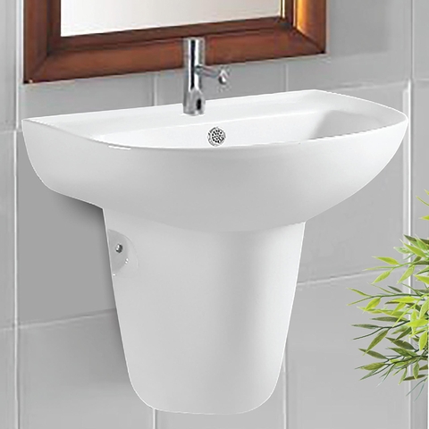 LAVABO SỨ TREO TƯỜNG LANKA MÃ LB07