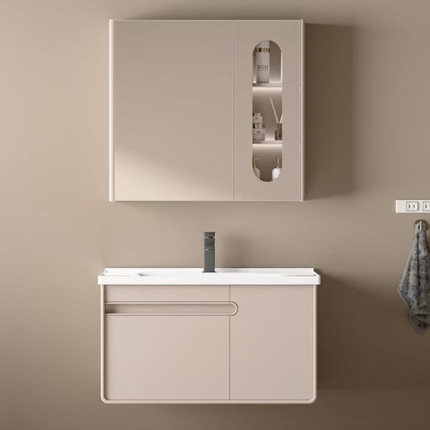 Tủ Lavabo 8030-80cm - Màu Kem