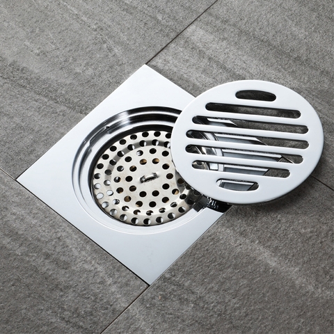 Phiễu Thoát Sàn Chống Hôi Đồng Thau Bóng LANKA TS01