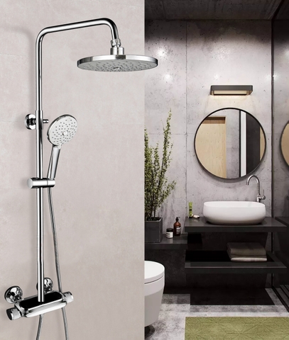 Sen Tròn Chỉnh Nhiệt Đồng Thau Mạ Crome LANKA SC24