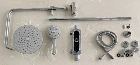 Sen Tròn Chỉnh Nhiệt Đồng Thau Mạ Crome LANKA SC24