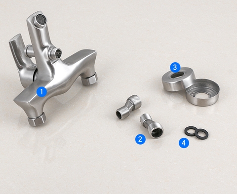 CỦ SEN BÈ NÓNG LẠNH INOX 304 LOẠI DÀY LANKA MÃ CS09