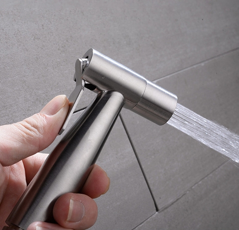 Vòi Xịt Vệ Sinh Inox 304 dây lõi bố 3 lớp Lanka VX02