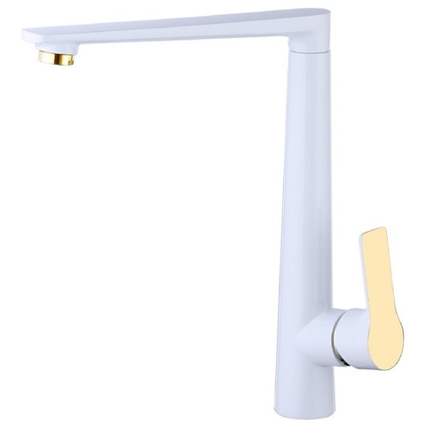 Vòi rửa chén Nóng Lạnh 8202 thau - Trắng sữa