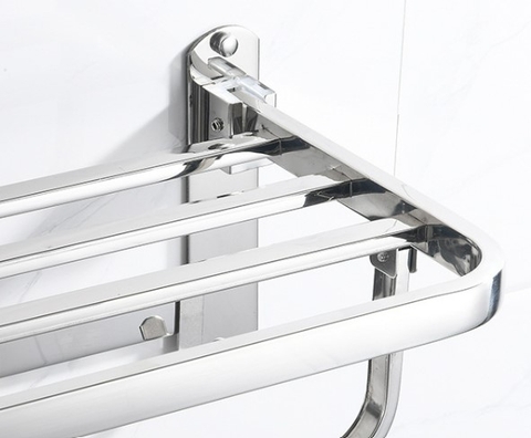 KỆ TREO KHĂN PHÒNG TẮM INOX 304 MÃ B02