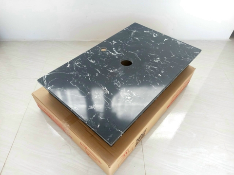 Mặt Bàn Lavabo Đen Nhân Tạo LANKA BĐLB01