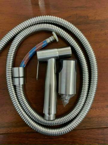 Vòi Xịt Vệ Sinh Inox 304 dây lõi bố 3 lớp Lanka VX02