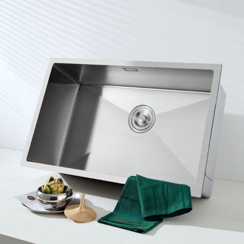 Chậu Rửa Chén 1 Hộc INOX 304 Âm Bàn Dày 3mm LANKA 6845DT