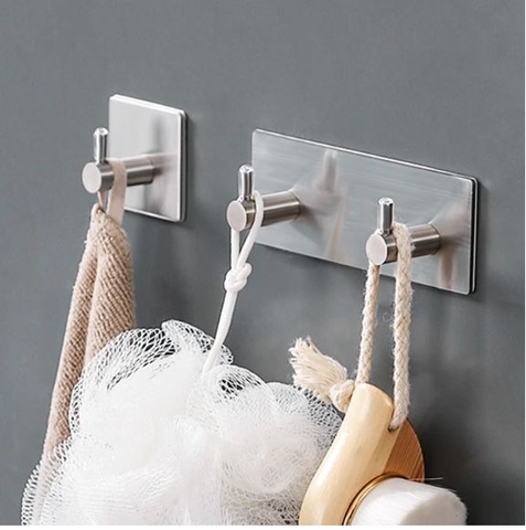 Móc áo dán tường inox 304 Mã MA42 (loại đôi)